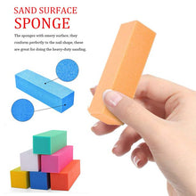 Load image into Gallery viewer, Nail Files and Buffer, Meidong Professional Manicure Tools Kit Rectangular Art Care Buffer Block Tools 100/180 Grit 12Pcs/Pa