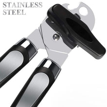 Load image into Gallery viewer, Meidong Can Opener, 3-In-1 Can Opener Manual Smooth Edge, Bottle Opener Ergonomic Anti-slip Grips, Lightweight Can Opener Stainless Steel with Heavy Duty Sharp Blade for Seniors Arthritis