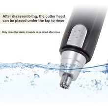 Load image into Gallery viewer, Meidong Ear and Nose Hair Trimmer Clipper Electric Nostril Nasal Hair Clippers Trimmers with Vacuum Cleaning System - Mute Motor, Wet/Dry