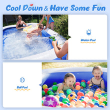 Load image into Gallery viewer, Inflatable Swimming Pool for Kids, 120"x72"x22" Full-Sized Family Swim & Ball Pool for 2 3 4 5 Years Old Kids and Adults, Summer Swim Center for Garden and Backyard