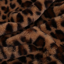 Load image into Gallery viewer, COSMONIC Fluffy Plush Blanket, Cheetah Print Warm Cozy Throw Blankets for Bed Sofa Couch, Leopard Pattern Super Soft Fuzzy Thick Bedding Blankets, Brown, 51 x 63 Inch