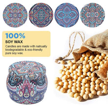 Load image into Gallery viewer, Scented Candles COSMONIC Natural 3.5 oz Soy Wax Aromatherapy Candles Long Lasting for Relaxation Candles Gifts Set 4 Pack