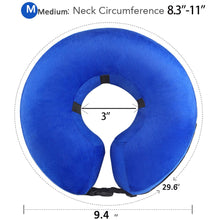 Load image into Gallery viewer, Meidong Protective Inflatable Cone Collar for Dogs and Cats, Soft Pet Recovery E-Collar Cone Small Medium Large Dogs, Designed to Prevent Pets from Touching Stitches(M)