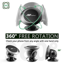 Load image into Gallery viewer, Car Phone Holder, Universal Dashboard Magnetic Phone Mount, 360° Rotation Super Strong Magnetic Phone Holder for Car Compatible with iPhone Samsung and More Phone Holder for Car