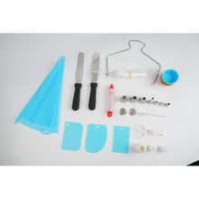 Load image into Gallery viewer, Cake Decorating Supplies, 61 Pcs Cake Decorating Kit with Non-Slip Cake Turntable, Cake Pans, Standard Converters, Cake Decorating Tools, Muffin Cups, Baking Supplies and Baking Set