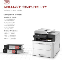 Load image into Gallery viewer, Compatible Cartridge Replacement for Brother TN227 TN-227 TN-227BK TN223 TN223BK for HL-L3210CW HL-L3290CDW HL-L3230CDW HL-L3270CD (Black Cyan Magenta Yellow)