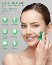Load image into Gallery viewer, Gua Sha Facial Tool, LAMIBABY Gua Sha Scraping Massage Tool for Facial Body Skin, 100% Natural Jade Stone Guasha Board with Heart Shape for SPA Acupuncture Therapy Trigger Point Treatment, Ideal Gift
