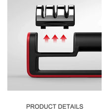 Load image into Gallery viewer, Meidong Kitchen Helper Sharpening Tool 3-Stage kitchen Knife Sharpener System - Coarse, Medium and Fine knife sharpner - for blunt knives resharpening and for every day fine touch-up use