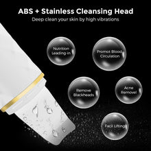 Load image into Gallery viewer, COSMONIC Skin Scrubber, Face Spatula, Blackhead Peeling Remover Facial Pore Deep Cleaner, Gold