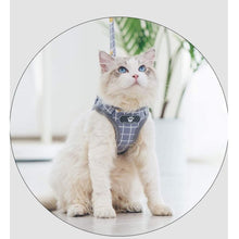 Load image into Gallery viewer, Meidong Adjustable Cat Harness Escape Proof, Reflective Kitten Harness and Leash Set for Walking, Dog and Cat Universal Pet Harness for Cats Kittens Puppies and Small Dogs - Small