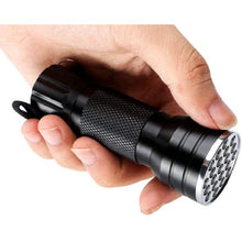 Load image into Gallery viewer, UV Flashlight Pet Urine Detector Light Handheld Flashlight Black light UV Lights 21 LED Ultraviolet Blacklight For Dog Cat Urine Dry Stains Bed Bug (Black)
