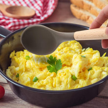 Load image into Gallery viewer, Silicone Cooking Utensils Set - Kitchen Utensil Set with Holder, Non-stick 464°F Heat Resistant BPA Free Wooden Handle Cooking utensil set 5pcs