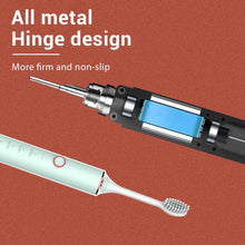 Load image into Gallery viewer, Electric Toothbrush for Adults, Quieter USB Rechargeable Travel Electronic Toothbrushes with Smart Timer, IPX7, 8 Brush Heads