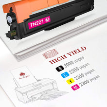 Load image into Gallery viewer, Compatible Cartridge Replacement for Brother TN227 TN-227 TN-227BK TN223 TN223BK for HL-L3210CW HL-L3290CDW HL-L3230CDW HL-L3270CD (Black Cyan Magenta Yellow)