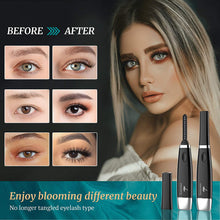 Load image into Gallery viewer, Heated Eyelash Curler, Meidong Electric Eyelash Curler For Quick and Long-Lasting Eyelash Natural Curling With 4 Temperature Modes LED Displays USB Rechargeable Portable Eye Beauty Makeup Tools