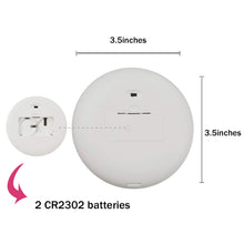 Load image into Gallery viewer, LED Lighted Travel Makeup Mirror, 1x/10x Magnification Compact Mirror, Portable for Handbag, Purse, Pocket, 3.5 inch Illuminated Folding Mirror, Handheld 2-Sided Mirror, Round, White