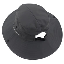 Load image into Gallery viewer, Women's Ponytail Sun Hat Protection Foldable Mesh Wide Brim Beach Adjustable Fishing Hat, Grey
