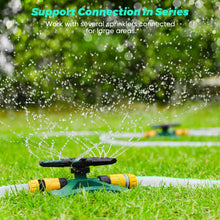 Load image into Gallery viewer, Mighty Rock Sprinklers for Yard, 5-In-1 Lawn Sprinkler with 360-Degree Rotation, Large Coverage Area, 5 Arms, 20 Nozzles, Household Automatic Irrigation System for Plants, Backyard and Garden