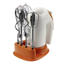 Load image into Gallery viewer, Hand Mixer Electric Kitchen Hand Mixers 5 Speed 300W 6 Stainless Steel Attachments Easy Eject Button with Storage Case
