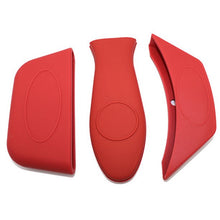 Load image into Gallery viewer, Meidong Hot Handle Holder Heat-Resistant Premium Silicone Kitchen Classic Assist Protecting Handle Cover for Skillets Frying Pans Griddles Cookware Handles (3pcs, Red)