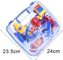 Load image into Gallery viewer, Pretend & Play Doctor Set Blue - 15 Pieces, Ages 3+ Doctor Kit for Kids, Toddler Doctor Kit, Toy Medical Kit, Toddler Social Emotional Learning Toys