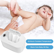 Load image into Gallery viewer, SWTROOM Baby Wipe Warmer Diaper Warmer Large Capacity Top Heating Portable Wipe Warmer Dispenser Holder - Infant, Newborn, Baby