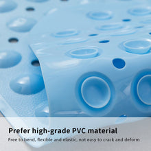 Load image into Gallery viewer, Bath Tub Mat, 39 x 16 Inches Anti Slip Material Blue