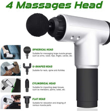 Load image into Gallery viewer, Massage Gun Muscle Therapy Gun Handheld Electric Deep Tissue Body Muscle Massager Cordless High Intensity Vibration Massage Percussion Massager with 6 Speed for Neck Back Relaxation