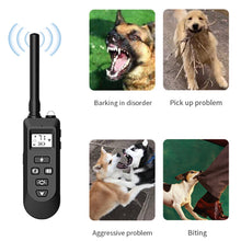 Load image into Gallery viewer, COSMONIC Dog Training Collar Rechargeable Waterproof Remote Dog Training Collar Beep Vibration Shock Electronic Collar Black