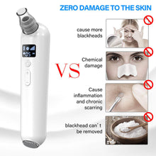 Load image into Gallery viewer, Blackhead Remover Pore Vacuum, 2021 Upgraded Blackhead Remover Vacuum Pore Cleaner Electric Black Head Suctioner Acne Extractor Kit with LED Display, 5 Suction Levels and 5 Probes