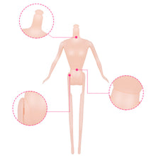 Load image into Gallery viewer, Fashion Doll Dress Up Kit Small Toddler Doll Clothes Outfit 15 pcs Movable Portable Babysitting Fashion Toy Gift for 3 to 8 Year Old