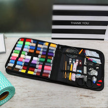 Load image into Gallery viewer, Sewing Kit for Adults and Kids - Small Beginner Set w/ Multicolor Thread, Needles, Scissors, Thimble & Clips - Emergency Repair and Travel Kits - Sewing Accessories and Supplies