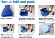 Load image into Gallery viewer, Beach Tent Camping Tent with Tent Stakes, Pop Up Tent for 1-3 Person, Sun Shelters Portable Tent for Family Camping Fishing Picnic