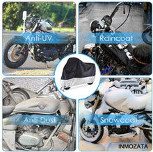 Load image into Gallery viewer, Motorcycle Cover, Waterproof Motorcycle Cover All Weather Outdoor Protection,Oxford Durable & Tear Proof, Fit for Length 96" Motors