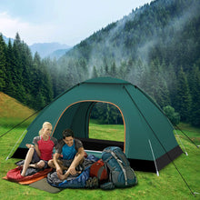 Load image into Gallery viewer, Instant Automatic pop up Camping Tent, 3-4 Persons Lightweight Tent, Waterproof, UV Protection, Perfect for Beach, Outdoor, Traveling, Hiking, Camping, Hunting, Fishing