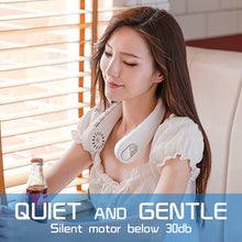 Load image into Gallery viewer, Hand-free Bladeless Neck Fan, Wearable Personal Cooling Fan, USB Rechargeable, 3 Speeds, Lower Noise, 2400mAh Battery Operated Portable Neck Fan for Both Outdoor & Indoor Use