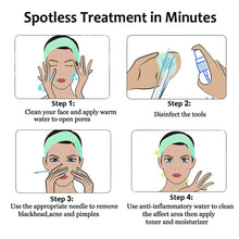 Load image into Gallery viewer, 9 In 1 Pimple Popper Tool, Blackhead Remover Tool Kit,Comedone Extractor Acne Removal Tool for Nose Face Skin with PU Bag