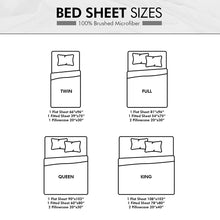 Load image into Gallery viewer, Swtroom Bedding Queen Bed Sheets Set - 4 Piece Bedding - Brushed Microfiber - Shrinkage and Fade Resistant - Easy Care (Queen, Grey)