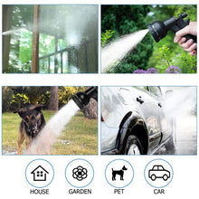 Load image into Gallery viewer, Meidong 50 Foot Expandable Garden Hose, Upgraded Leakproof Lightweight No-Kink Water Hose, Flexible Water Hose with Triple Layered Latex Core, Bag and Holder
