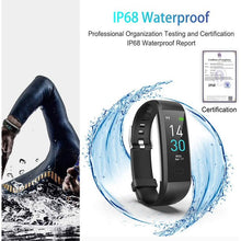 Load image into Gallery viewer, Meidong Fitness Tracker HR, Pedometer, Sleep Monitor, Vibrating Alarm, smart reminder, remote control selfie, health monitoring, exercise tracking, sleep analysis
