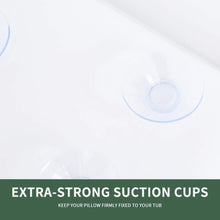 Load image into Gallery viewer, COSMONIC Bath Pillow Bathtub Spa Pillow 7 Powerful Suction Cups Bath Cushion for Tub Neck and Back Support Fits All Bathtub Hot Tub Home Spa