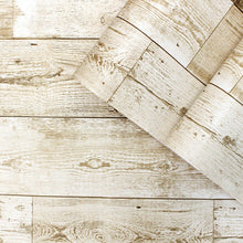 Load image into Gallery viewer, SWTROOM Peel & Stick Wallpaper 3D Wood Waterproof Removable Vintage Wall Covering 17.7" X 236"