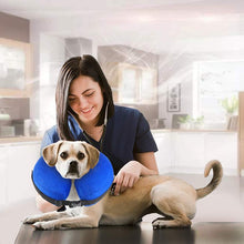 Load image into Gallery viewer, Meidong Protective Inflatable Cone Collar for Dogs and Cats, Soft Pet Recovery E-Collar Cone Small Medium Large Dogs, Designed to Prevent Pets from Touching Stitches(M)