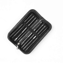 Load image into Gallery viewer, 9 In 1 Pimple Popper Tool, Blackhead Remover Tool Kit,Comedone Extractor Acne Removal Tool for Nose Face Skin with PU Bag