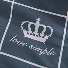 Load image into Gallery viewer, 4 Piece Summer Thin Duvet Cover Set Twin (1 Duvet Cover + 2 Pillow Shams + 1 Flat Sheet) with Plaid Blue, Soft Microfiber with Zipper Closure for Adult/Kids