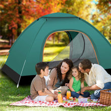 Load image into Gallery viewer, Instant Automatic pop up Camping Tent, 3-4 Persons Lightweight Tent, Waterproof, UV Protection, Perfect for Beach, Outdoor, Traveling, Hiking, Camping, Hunting, Fishing