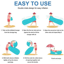 Load image into Gallery viewer, COSMONIC Inflatable Lounger Air Sofa Water Proof Anti-Air Leaking Design-Ideal Couch