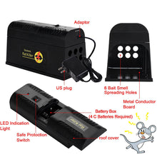 Load image into Gallery viewer, COSMONIC Rat Zapper Electronic Rat Trap Rodent Killer Effective Humane for Rats Mice Safe Mess Free No Poison