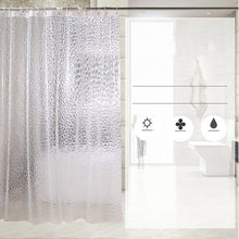 Load image into Gallery viewer, COWIN EVA Shower Curtain Liner Waterproof 3D Water Cube Clear Bathroom Shower Curtains 78" x 72" No Chemical Smell Extra Long for Shower Stall Bathtubs