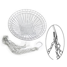 Load image into Gallery viewer, 3 Tier Hanging Fruit Basket, Modern Country Style Home Decor, Countertop Space Saver for Fruits or Vegetables (Silver)